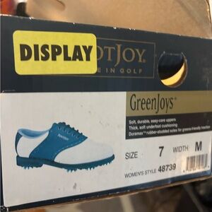 FootJoy GreenJoys Women's Black and White Golf Shoes